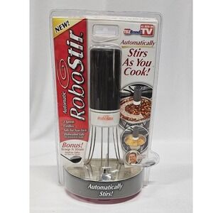 RoboStir Automatic Hands Free Pot Stirrer As Seen On TV Telebrands Cordless New
